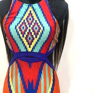 Vibrant Long Dress